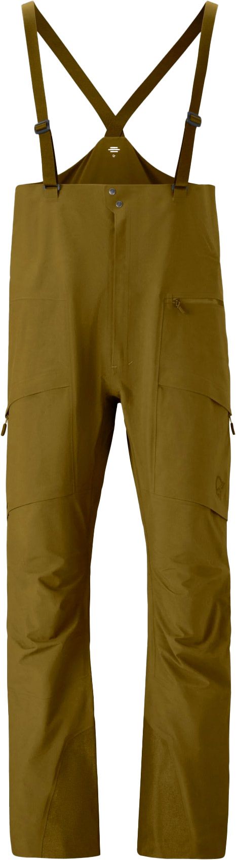 Norrona More Gore-Tex Salopette M Dark Olive Ski trousers : Snowleader
