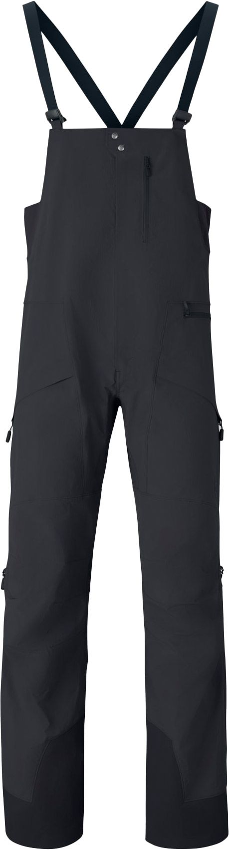 Norrona More Flex1 Bibs M Caviar Black Pantalons ski de randonnée