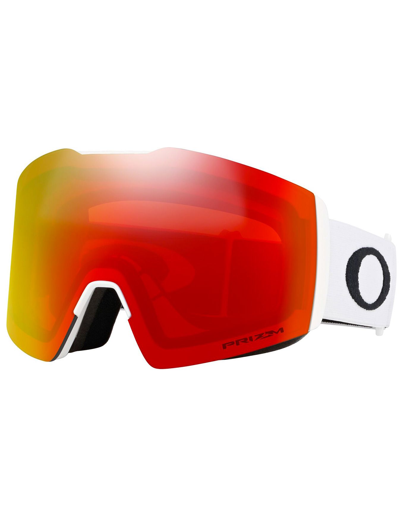 Oakley Fall Line L Matte White Prizm Snow Torch Iridium Skibrillen