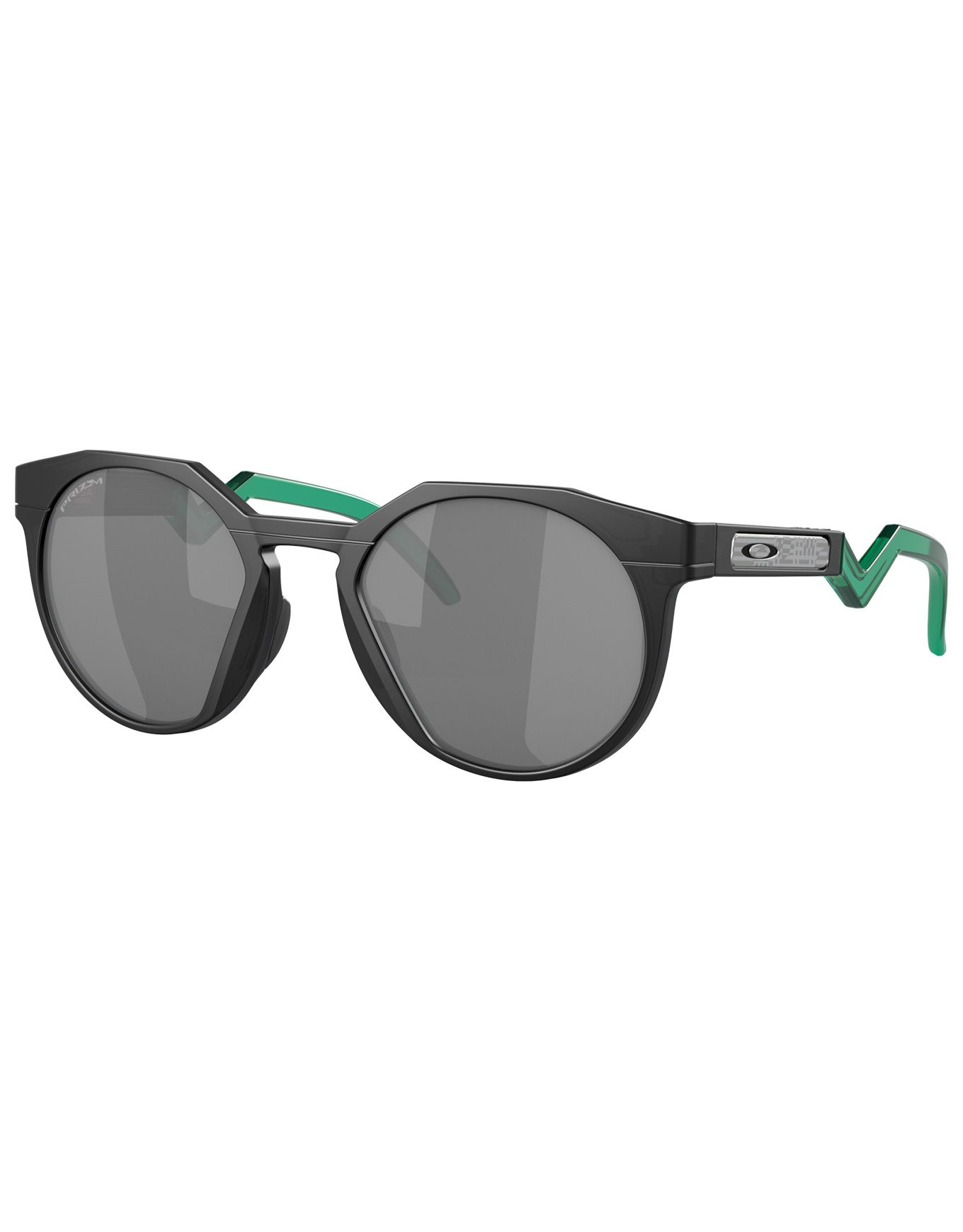 Oakley Hstn Matte Black Ink/Viridian Prizm Black Sunglasses