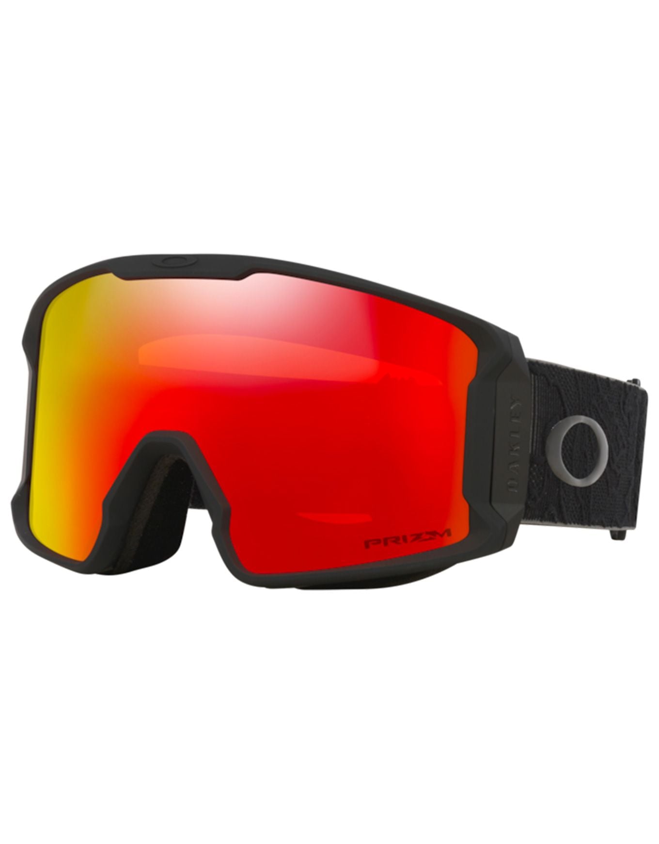 Oakley Line Miner L Black Camo Prizm Torch Ski goggles : Snowleader