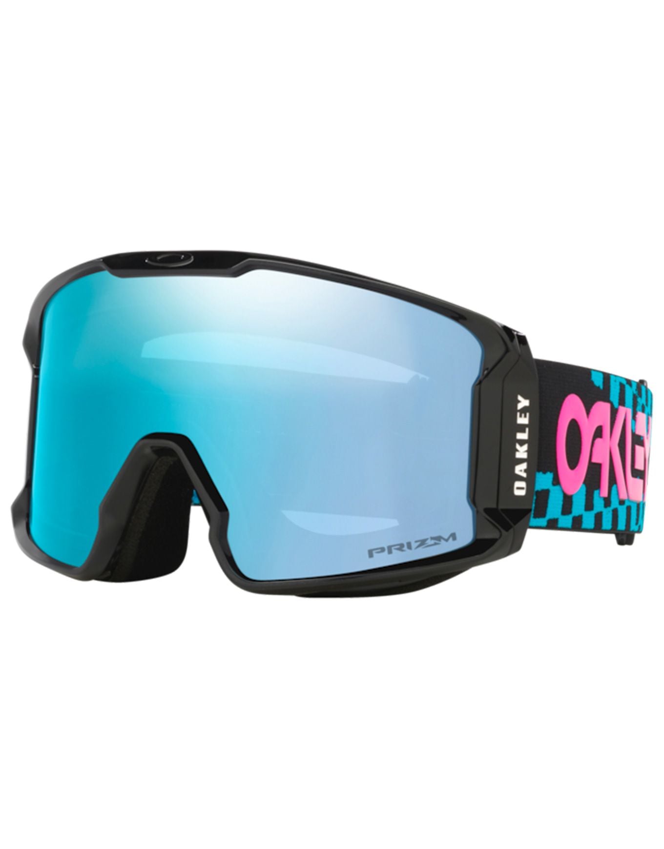 Oakley Line Miner L Chex Black Prizm Sapphire Ski goggles : Snowleader