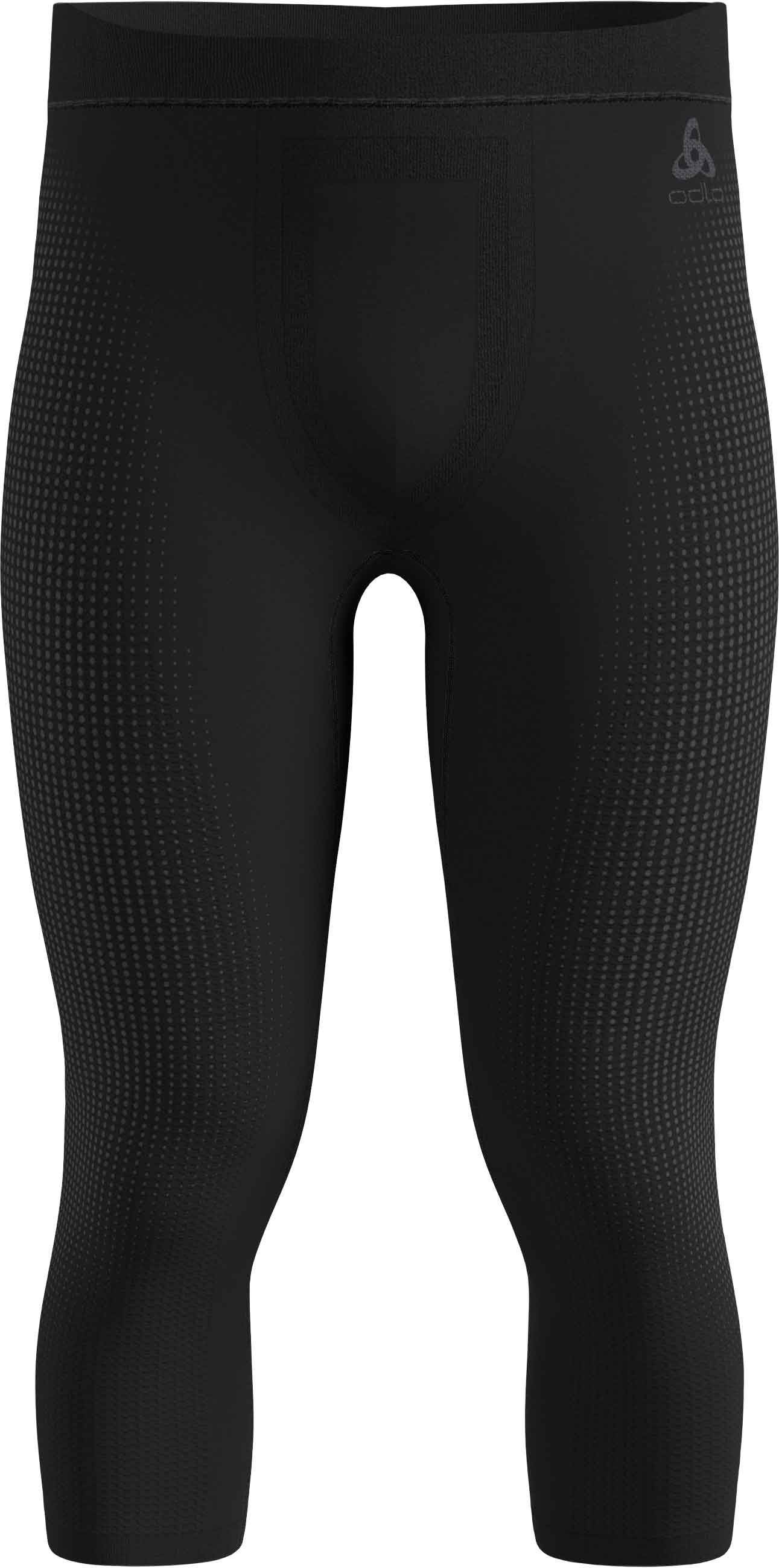 ODLO 3/4 PERFORMANCE WARM ECO BLACK/NEW ODLO GRAPHITE GREY - Collant thermique ODLO 3/4 PERFORMANCE WARM ECO BLACK/NEW ODLO GRAPHITE GREY - Collant thermique