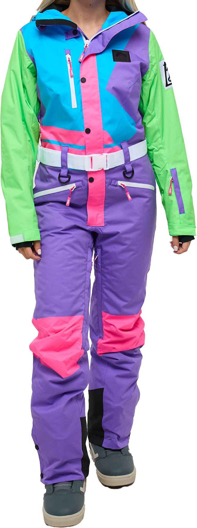 Combinaison De Ski Femme GO Sport Gris Anthracite Taille S + Gants T.38 (Comme Neuve)