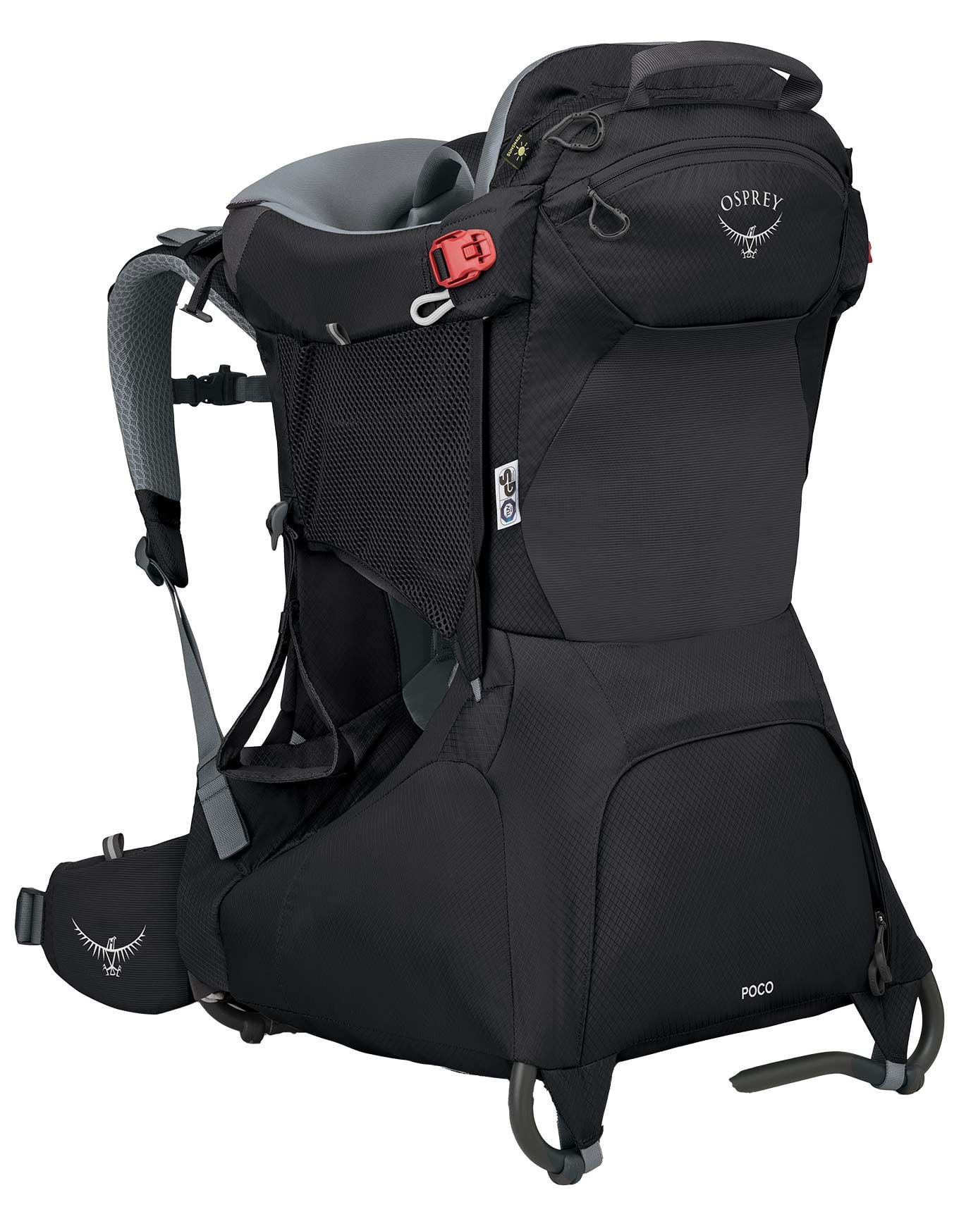 OSPREY POCO CHILDCARRIER　20L Osprey Poco Child Carrier Black Hiking Baby Carriers : Snowleader