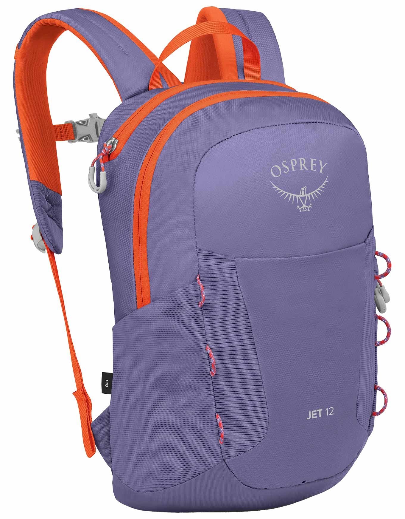 Osprey Jet 12 Euphoria Purple/Mars Orange Kid's Backpacks : Snowleader