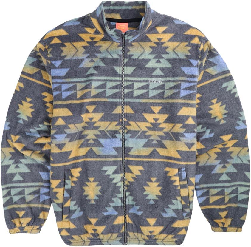 Oxbox Snow Oxbow Sneakout Fullzip Polar Fleece Graphite Fleecejacken : Snowleader