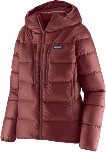 Patagonia W's Fitz Roy Down Hoody Dark Ruby w/Sizzle Red Women's