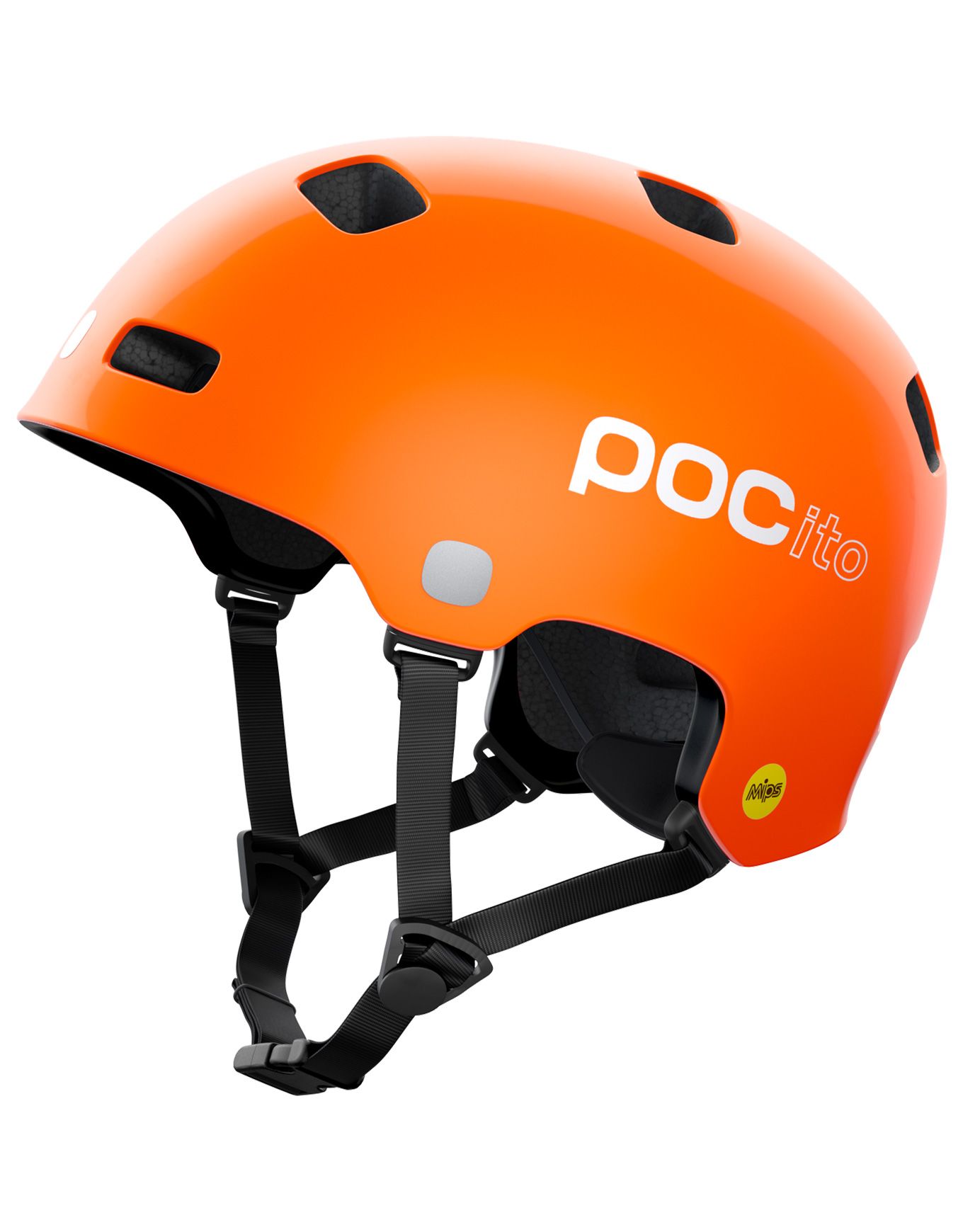 POC POCito Crane MIPS Fluorescent Orange Kids' MTB Helmets