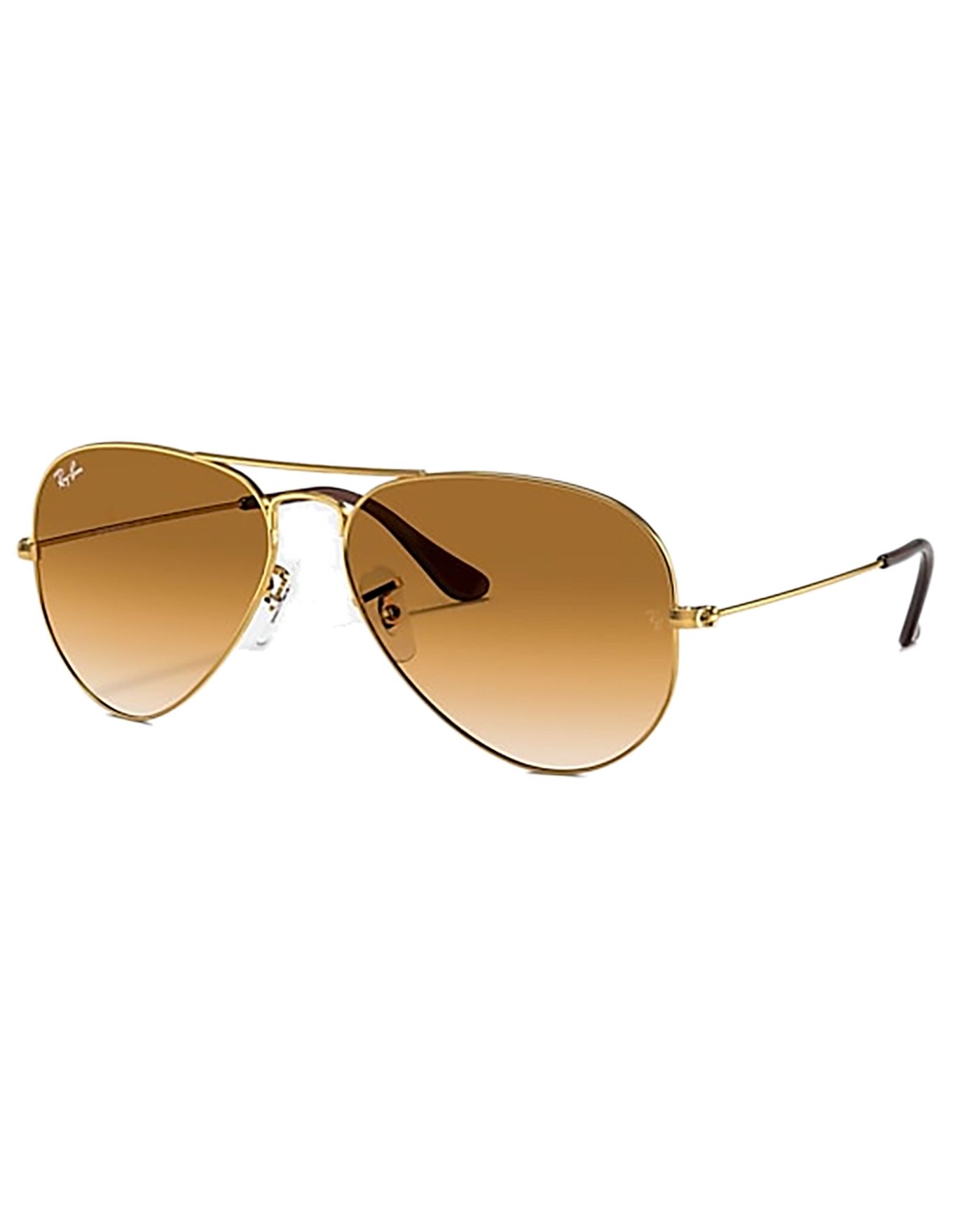 小物 Ray-Ban JA-JO ARISTA BROWN GRADIENT Rayban Aviator Gradient Arista Gold Light Brown Sunglasses
