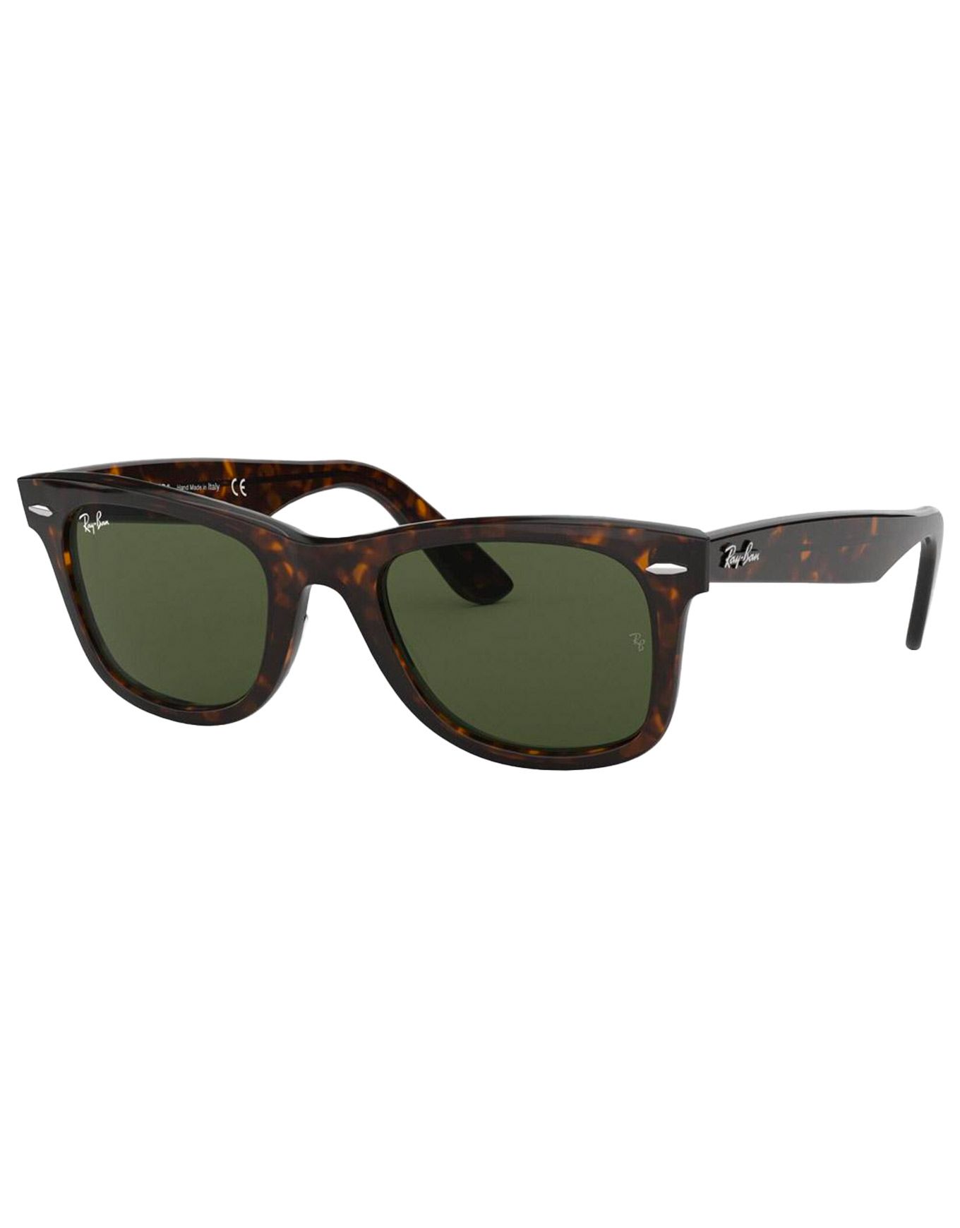 小物 Rayban  wayfarer GREEN Ray-Ban WAYFARER UNISEX - Sunglasses - transparent green/green