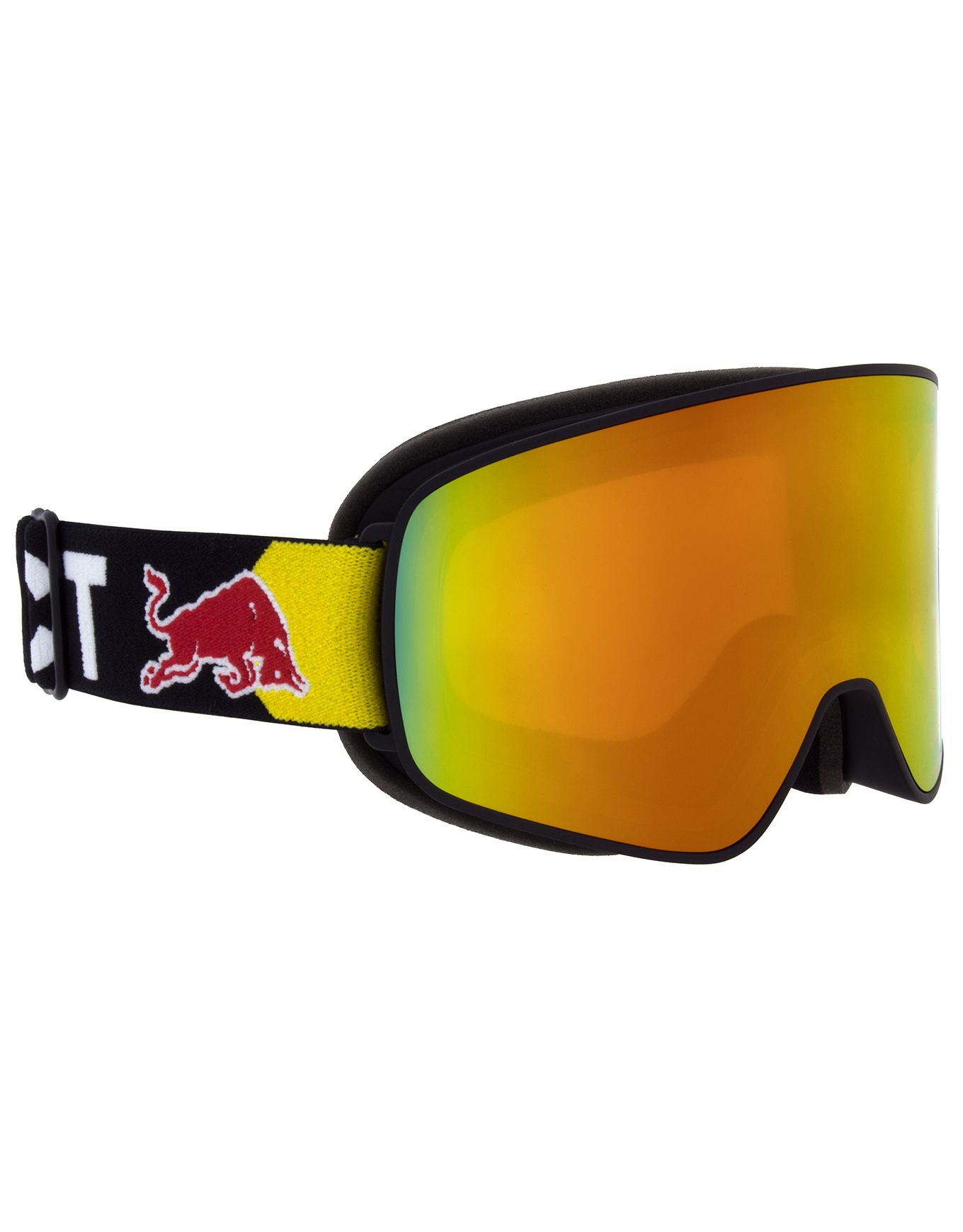 Red Bull Spect Eyewear Rush Matt Black / Orange with Red Mirror