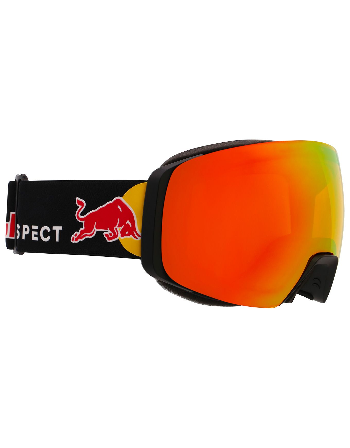Red Bull Spect Eyewear Jon Black - Orange With Red Mirror Ski