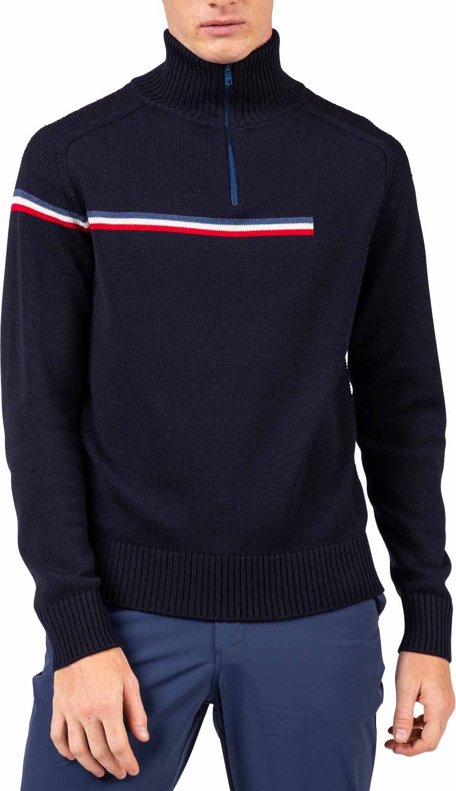 Rossignol Odysseus HZ Merino Sweater Dark Navy Jumpers : Snowleader