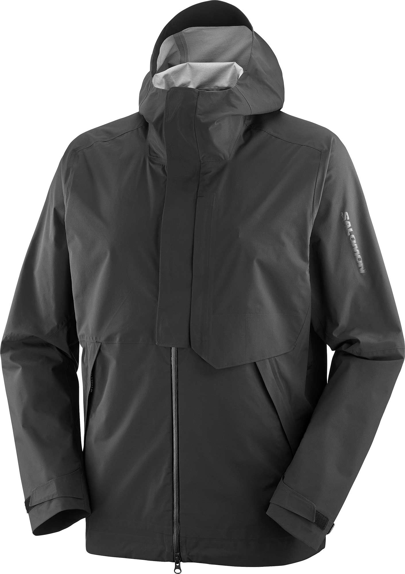 Salomon Outerpath Pro 2.5L Jkt M Deep Black Walking Jackets 