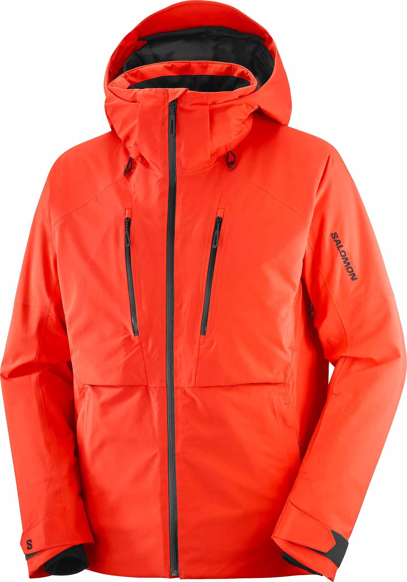 Salomon Brilliant 2.0 Jacket M Cherry Tomato Ski jackets : Snowleader