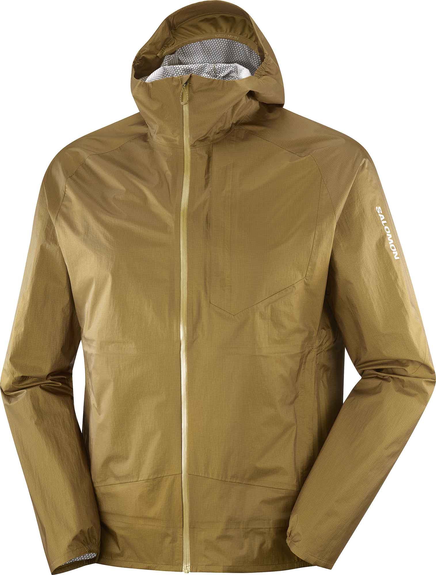 Salomon Bonatti Waterproof Jkt M Brilliant Olive Trail running