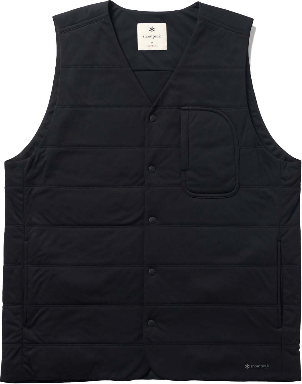 Snow Peak Flexible Insulated Vest Black Jassen : Snowleader