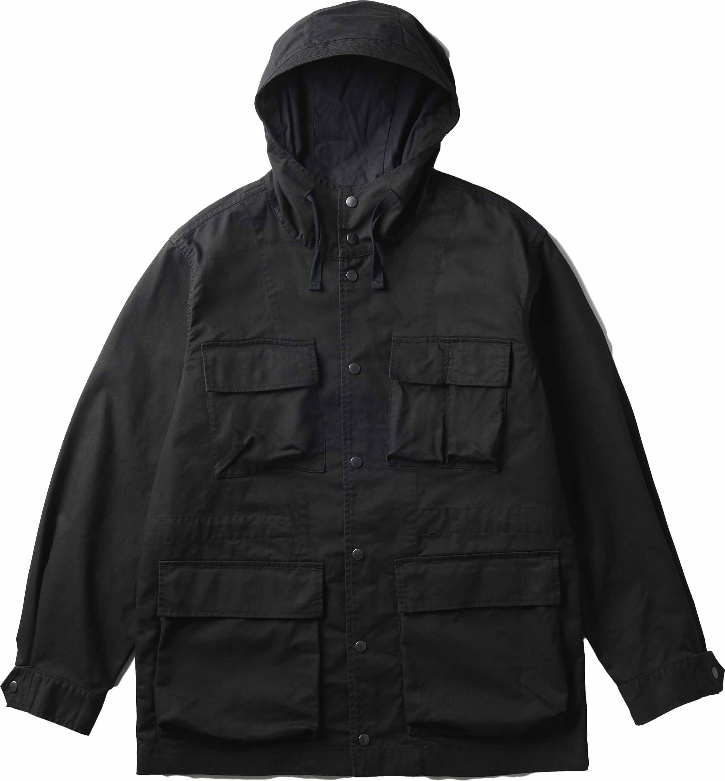 Snow Peak Takibi Chino Cargo Jacket Black Coats : Snowleader