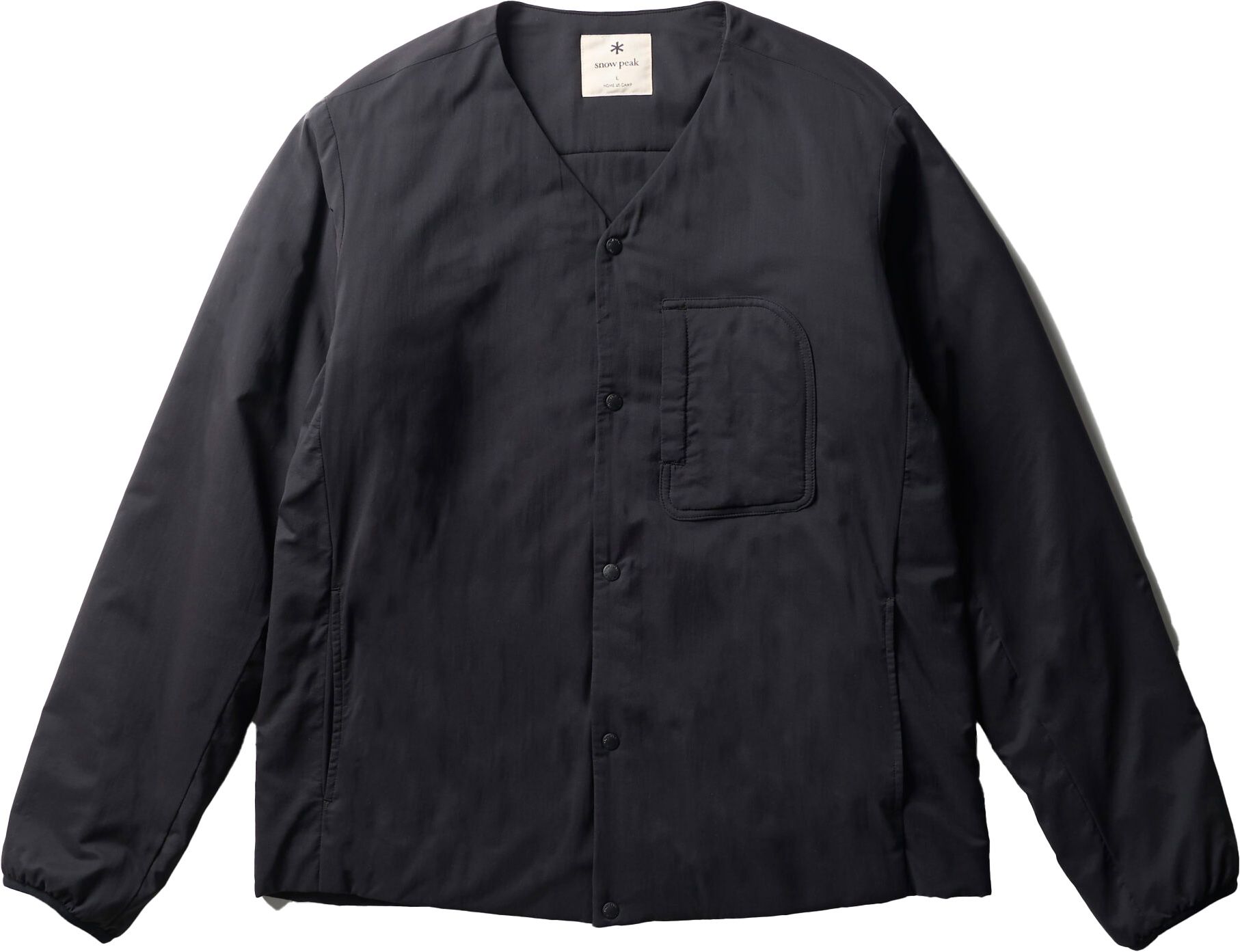 Snow Peak Flexible Insulated Cardigan Black Blousons : Snowleader