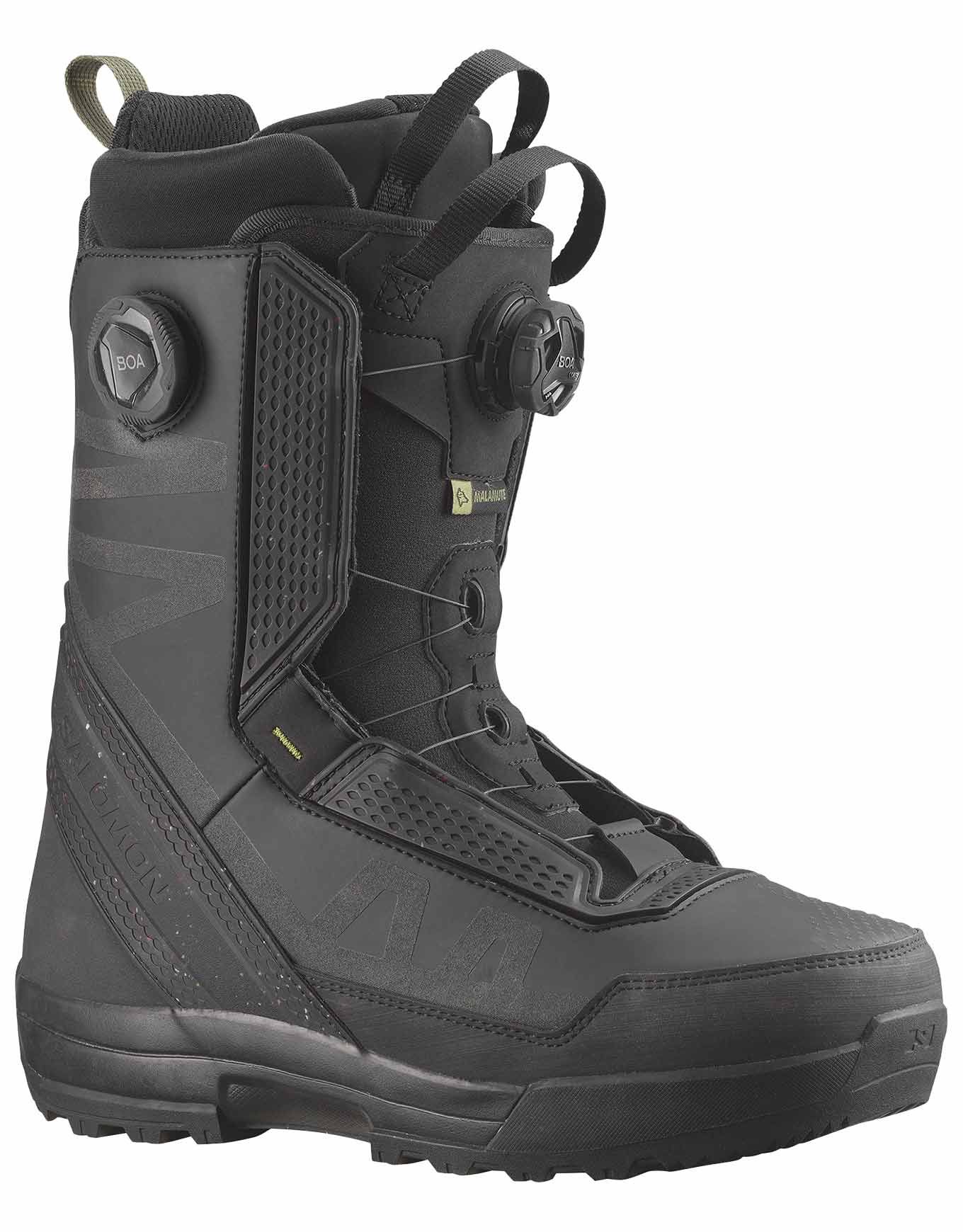 スノーボード 23-24 SALOMON BOOTS MALAMUTE BLACK Salomon Snowboard Malamute Dual Boa Black Botas de snowboard