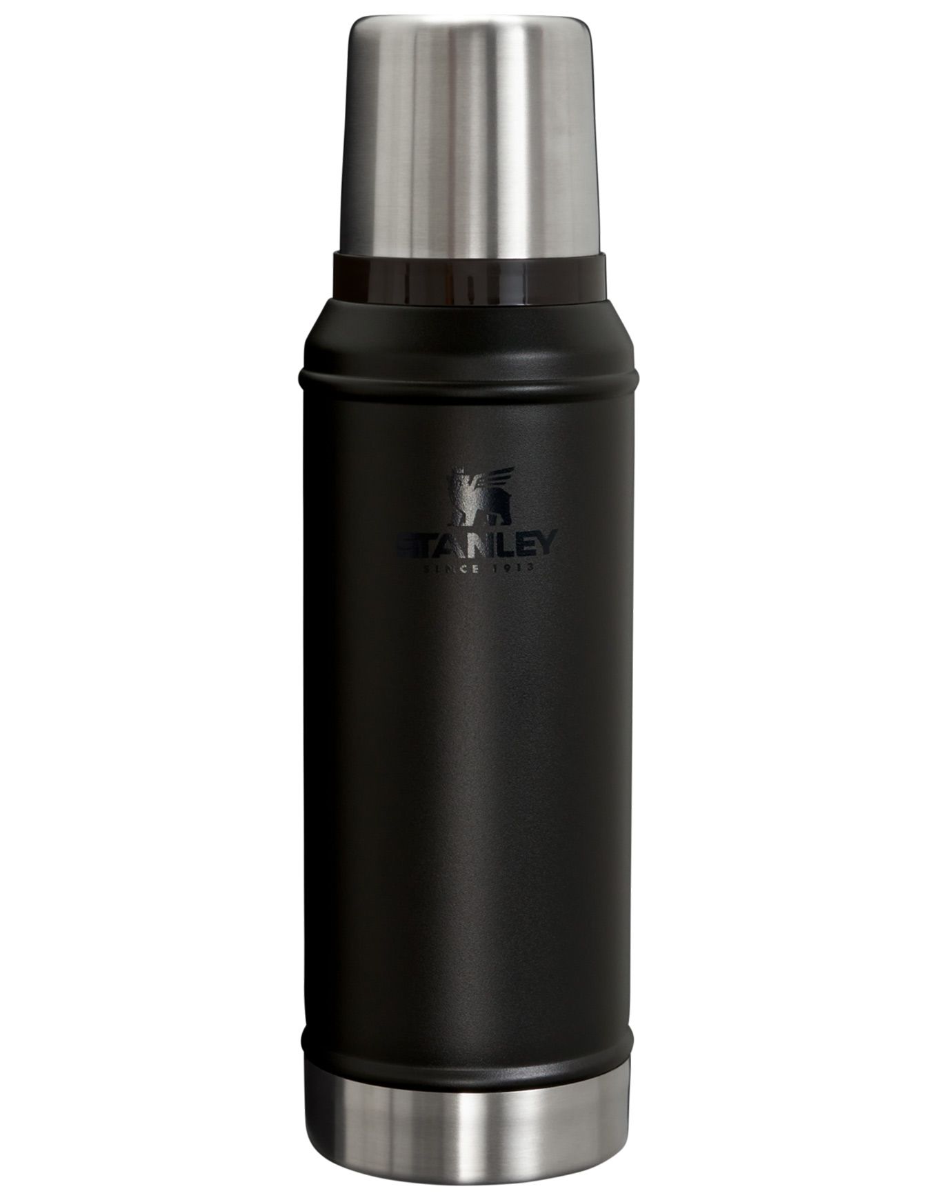 Bouteille isotherme - Stanley - 10-10819-010 - Acier inoxydable - Noir - 25 heures de chaleur Bouteille isotherme - Stanley - 10-10819-010 - Acier inoxydable - Noir - 25 heures de chaleur