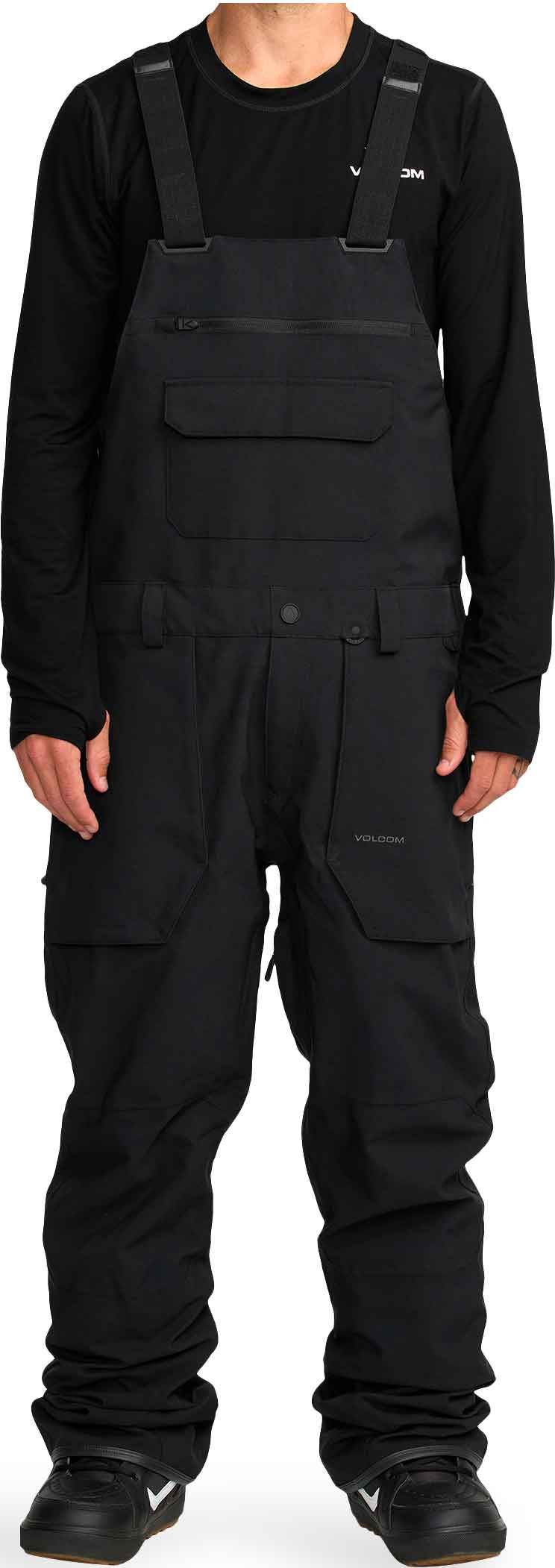 Volcom Roan Bib Overall Black Ski trousers : Snowleader