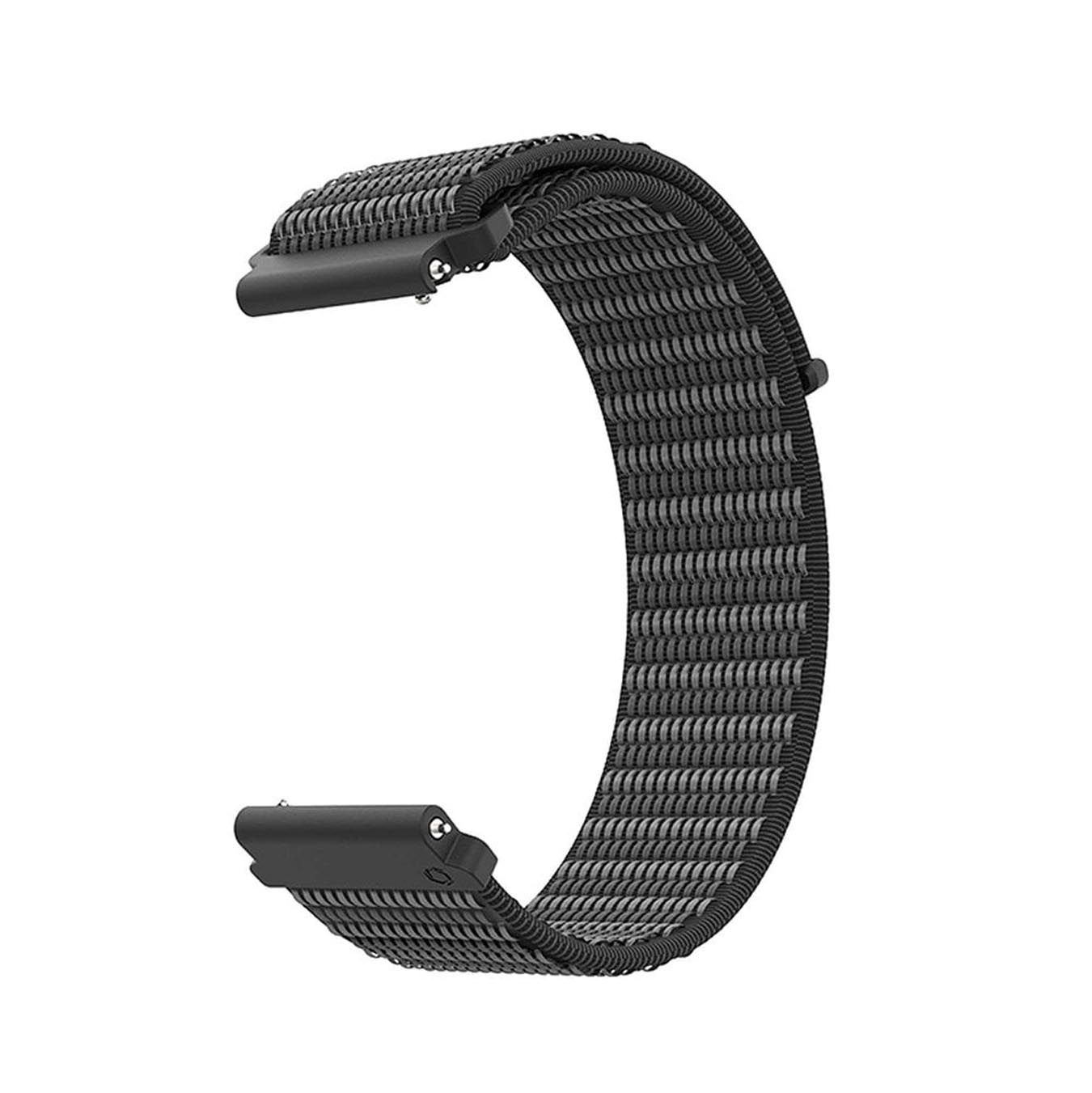 Bracelet En Nylon Pour Montre Coros, Garmin, Samsung – 22 Mm, Réglable Sans Outil, Tissu Respirant, Fermoir Acier