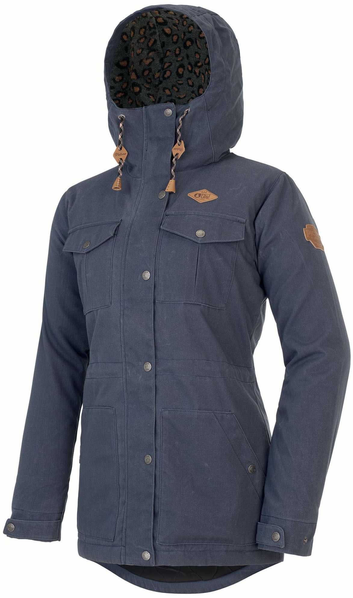 Woolrich Arctic Parka In Ramar Cloth Con Pelliccia Removibile Blu Navy
