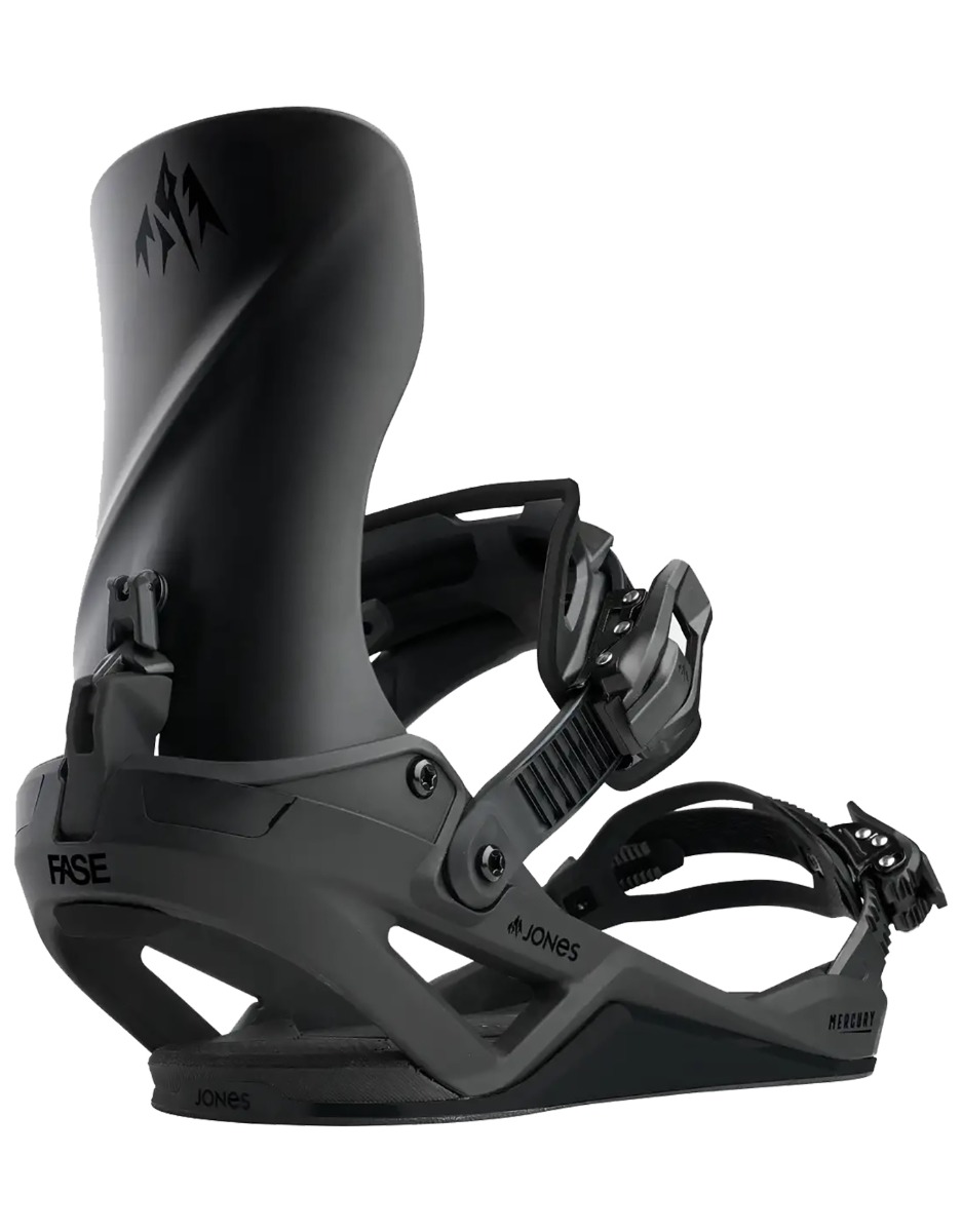 Jones Mercury Fase® Stealth Black 2027 Quick snowboard bindings