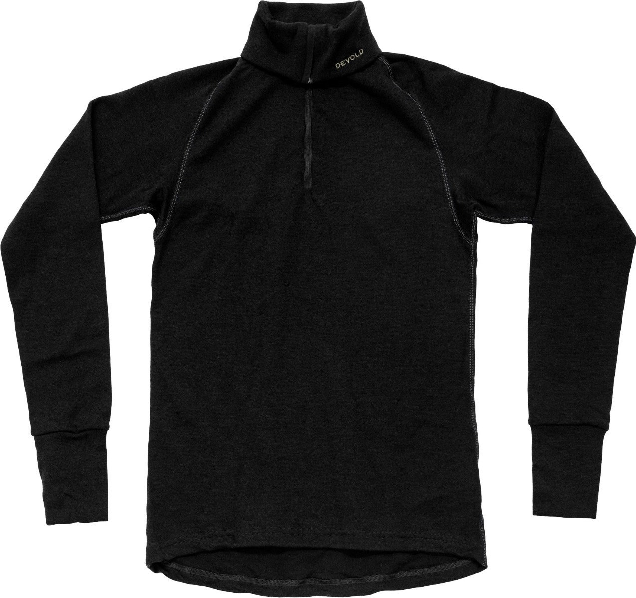 Sous-vêtement thermique en laine de mérinos Expedition Merino 235 Z.Neck W Black für Damen aus Wolle Größe L