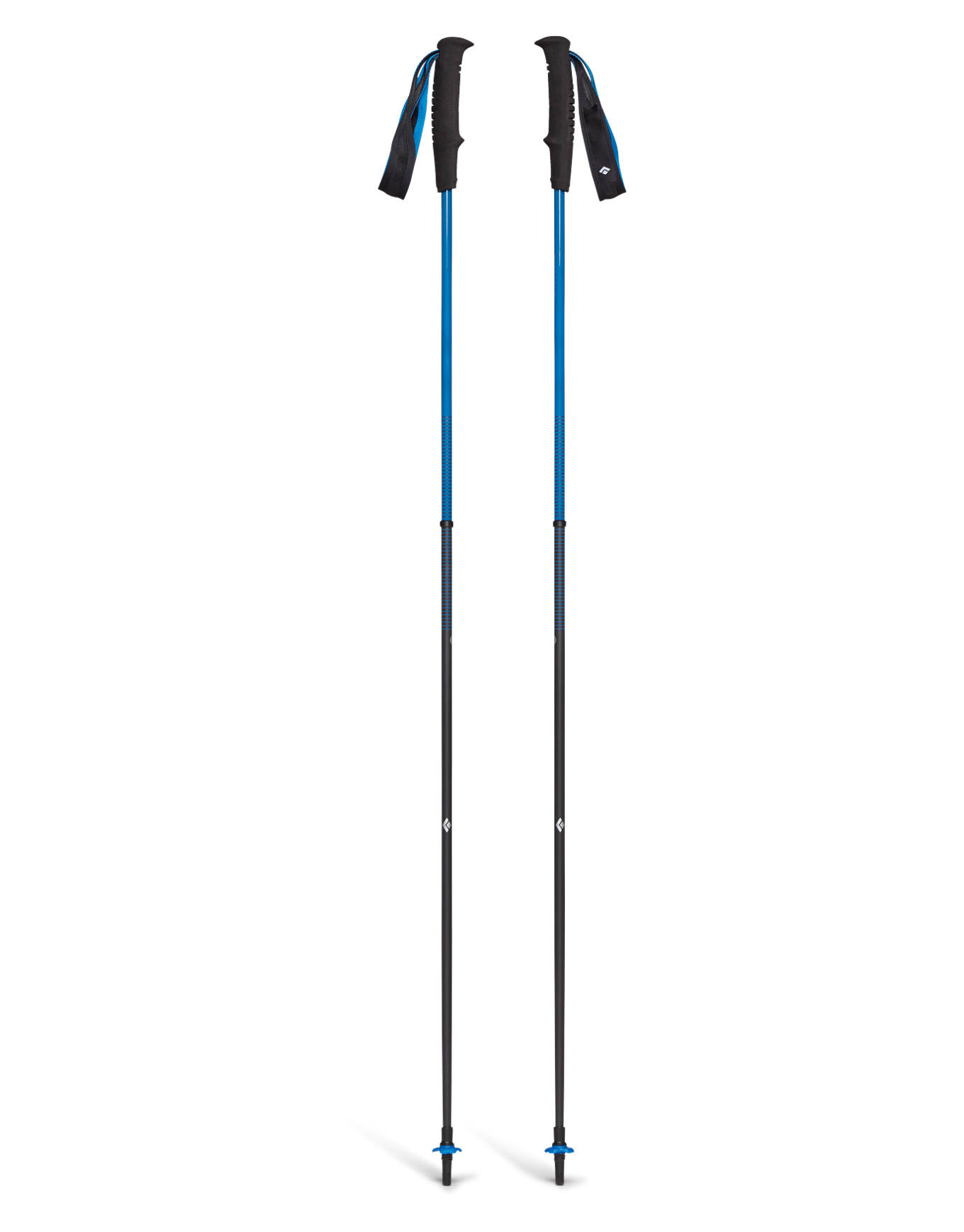 Bâtons légers de trail - Distance Carbon Ultra Blue - Taille 100 cm - Bleu