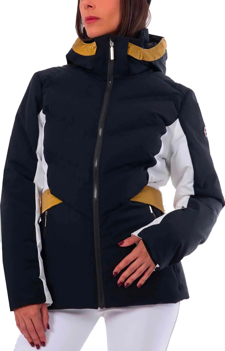 Skijacke aus PrimaLoft® Amelie Black für Damen Größe 40 schwarz