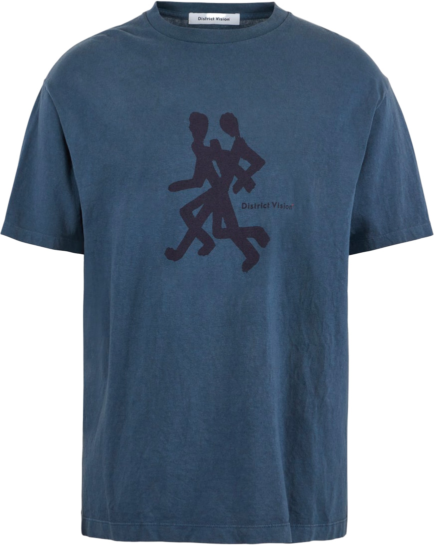 T-shirt en coton - Runners Warm California Cotton Tee Blue en Coton - Taille XL - Bleu