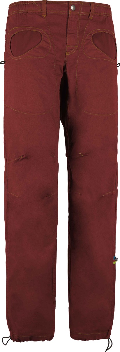 Pantalon d'escalade - Rondo Flax2 Paprika en Coton - Taille S - Bordeaux