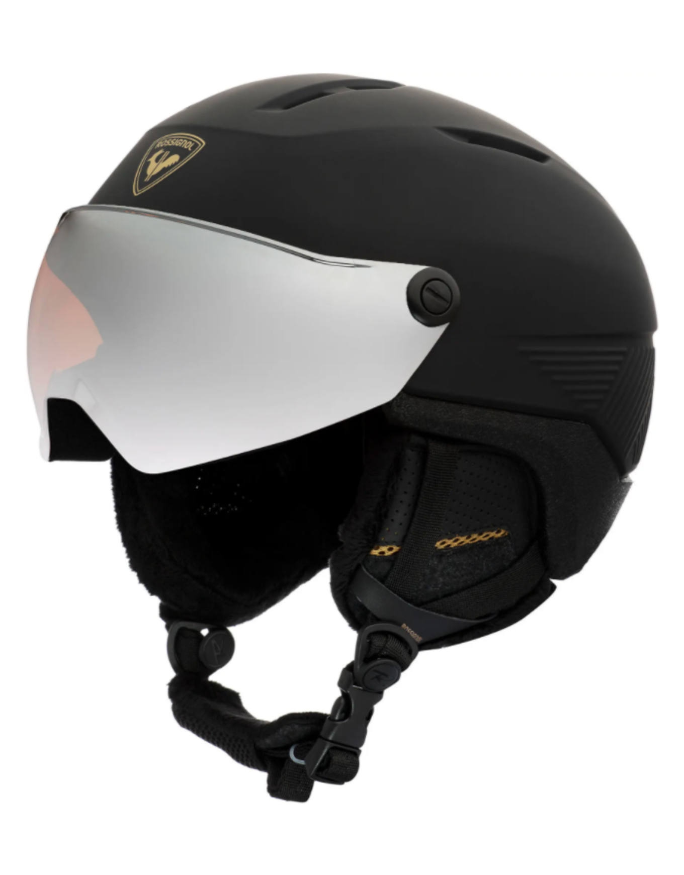 Casque de ski Fit Visor Impacts W Black für Damen Größe 55-59 cm schwarz