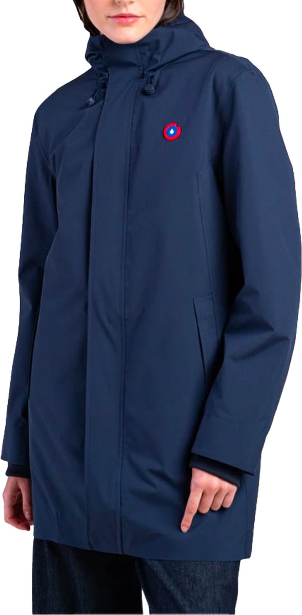 Veste longue, chaude et imperméable - Beaubourg Indigo - Taille S - Navy