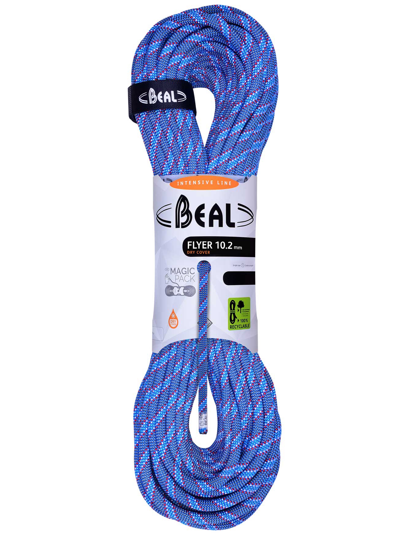 Corde d'escalade - Flyer 10.2mm Blue - Taille 70 m - Bleu