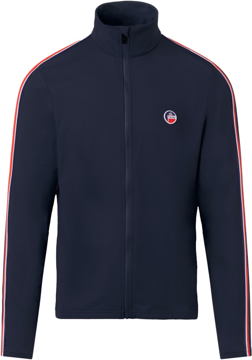 Première couche zippée - Mariozip II Dark Blue/Spicy - Taille S - Navy
