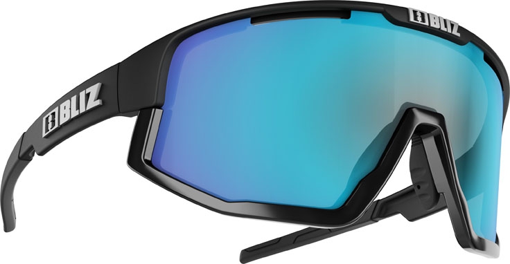 Photochromatische Sportsonnenbrille Fusion Matt Black Nano Optics Photochromic Brown W Blue Multi schwarz