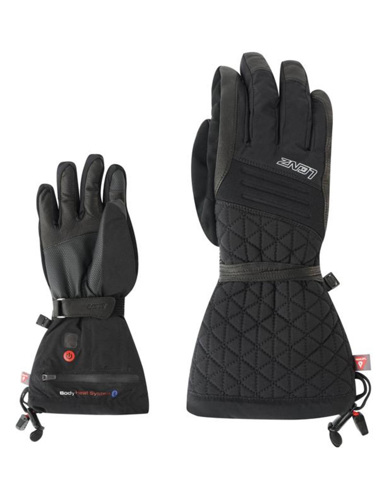 Beheizbare PrimaLoft® Handschuhe Heat Glove 6.0 Finger Cap Women Noir für Damen Größe L schwarz