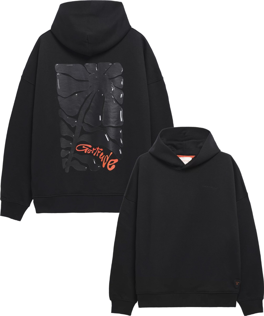 Sweat à capuche confortable - Antoine Daisy Black - Taille M - Noir