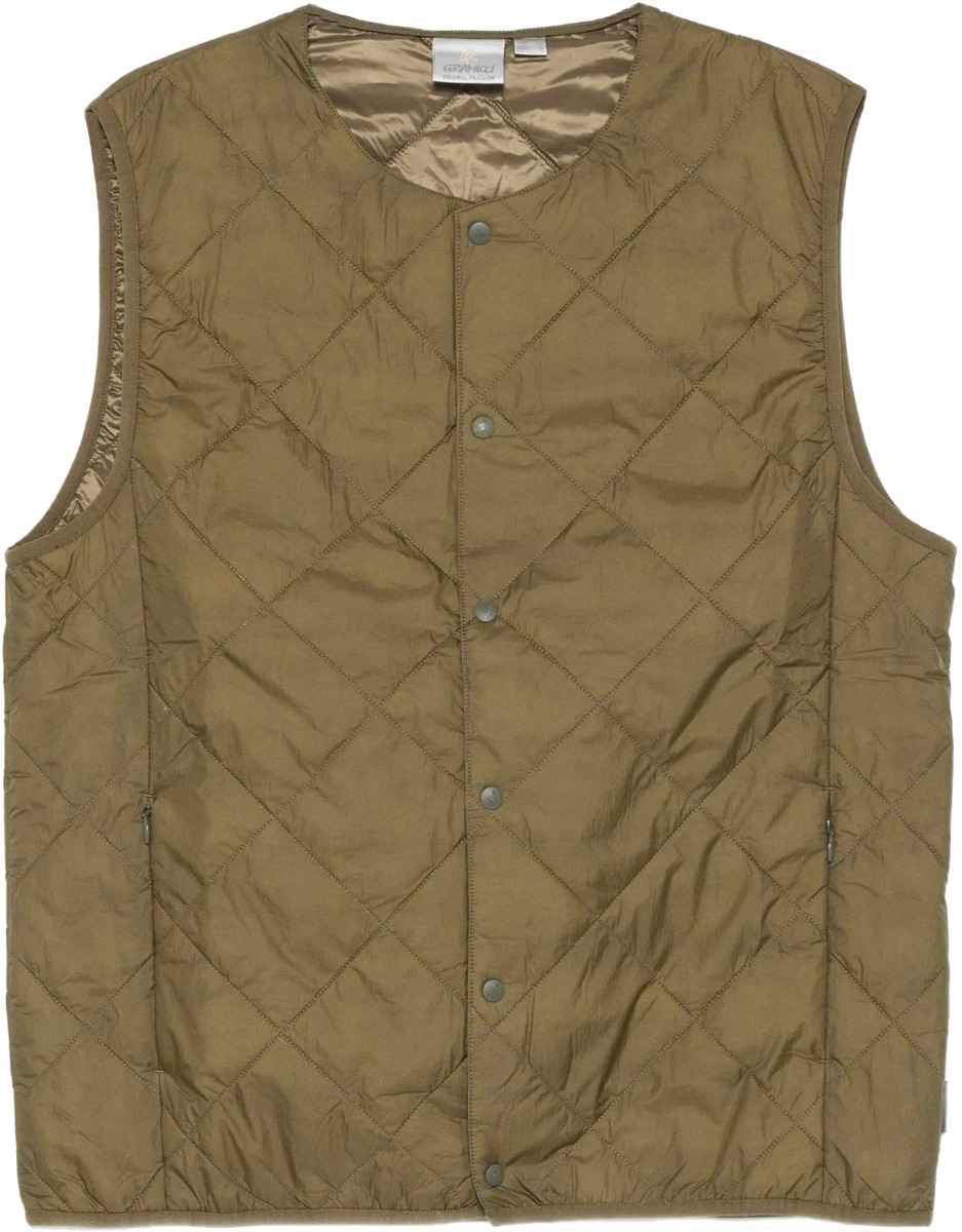 Veste sans manches matelassée et isolée - Thermal Insulation Quilted Vest Deep Laurel en Nylon - Taille M - Kaki