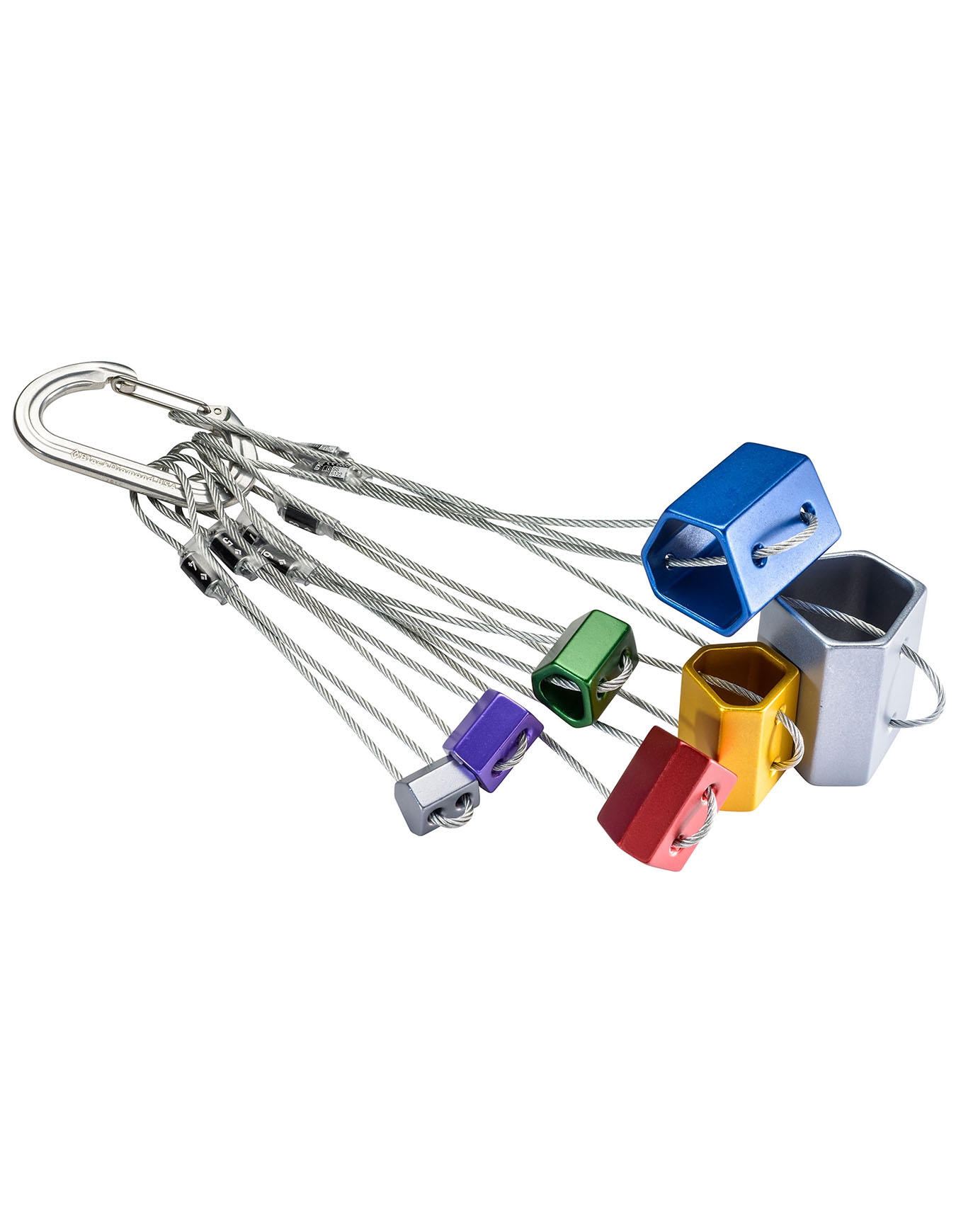 Set de coinceurs excentriques cablés - Hex Set #4-10 - Gris