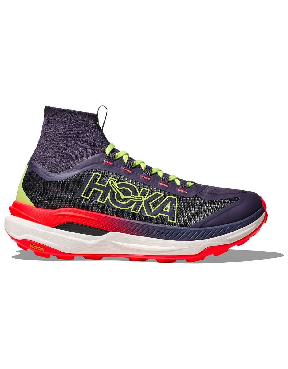 Chaussures de trail - Tecton X 3 M Squid Ink/Neon Flame - Taille 46 - Jaune