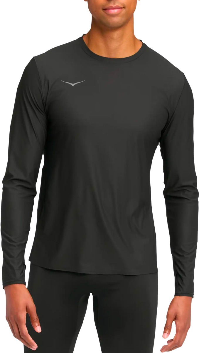 T-shirt de trail running stretch et léger - M Airolite Long Sleeve 2.0 Black - Taille L - Noir