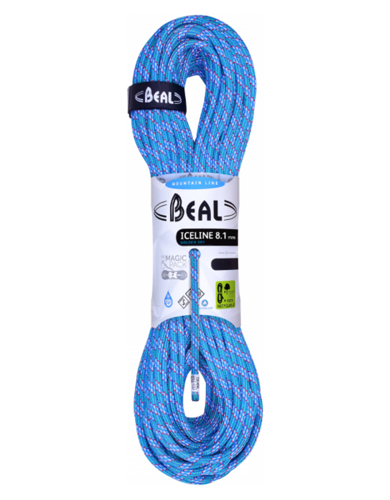 Corde à double - Ice Line 8.1mm Blue - Taille 50 m - Bleu