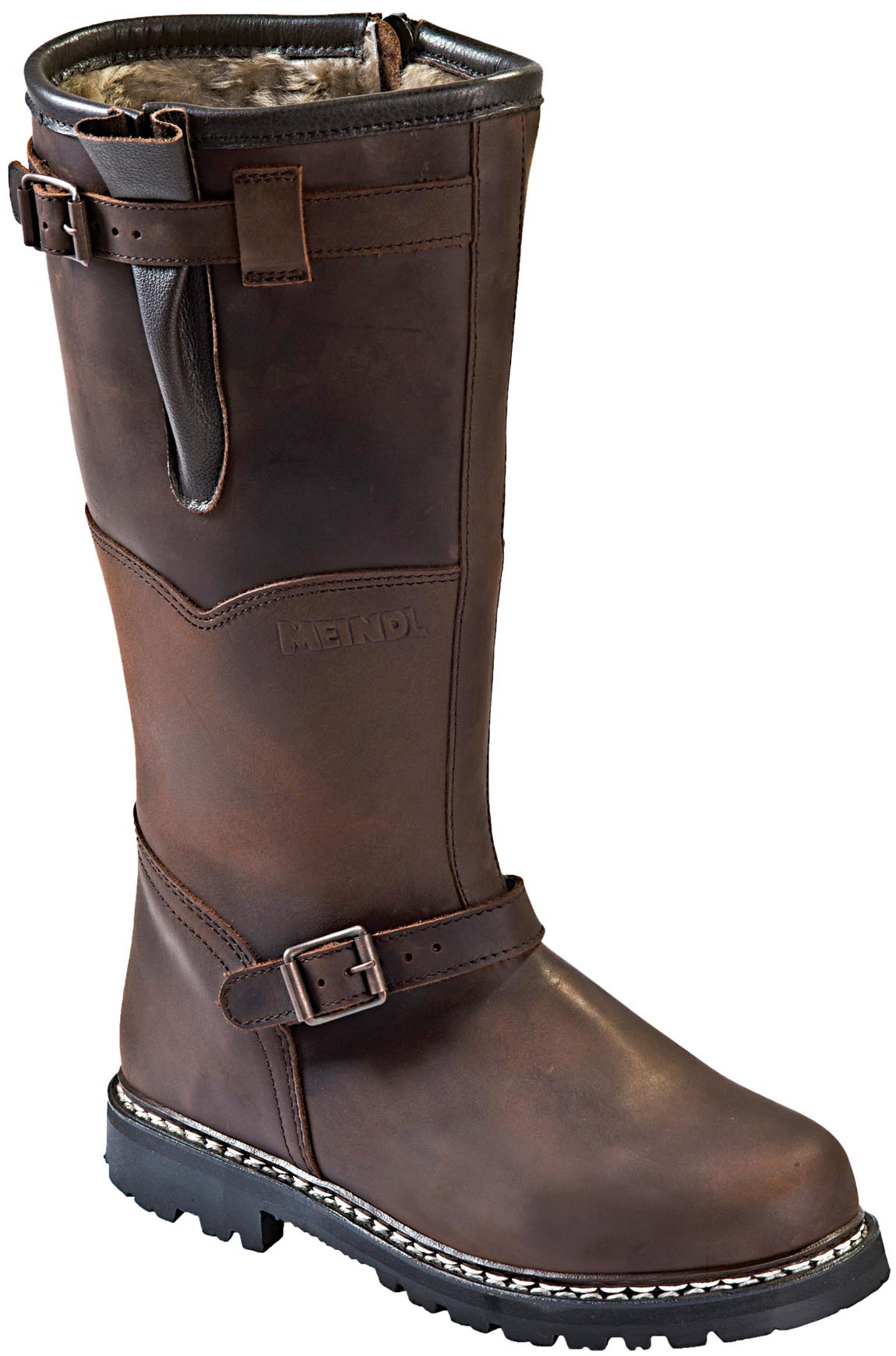 Winterstiefel Kitzbuhel für Herren aus Wolle Größe 41 Braun