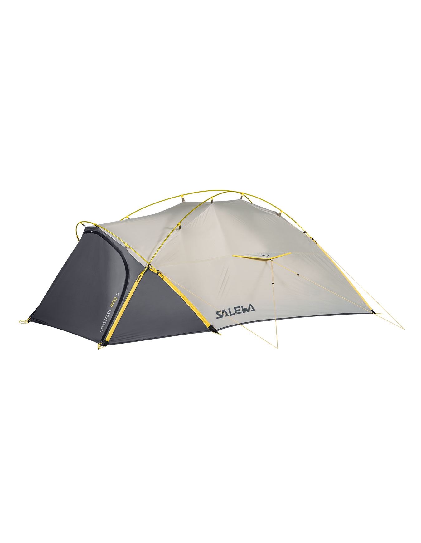 Tente de randonnée/trekking - Litetrek Pro III Lightgrey/Mango - Gris