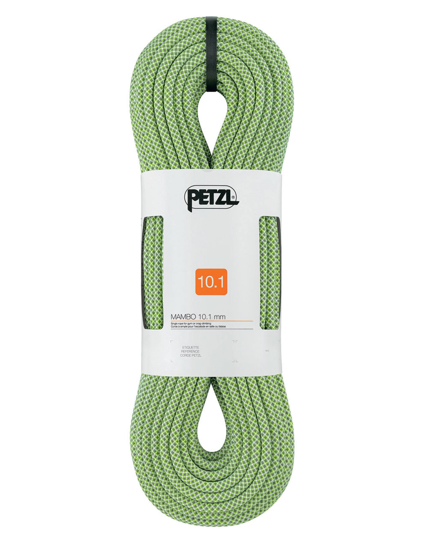 Corde d'escalade à simple - Mambo 10.1 mm Vert - Taille 60 m